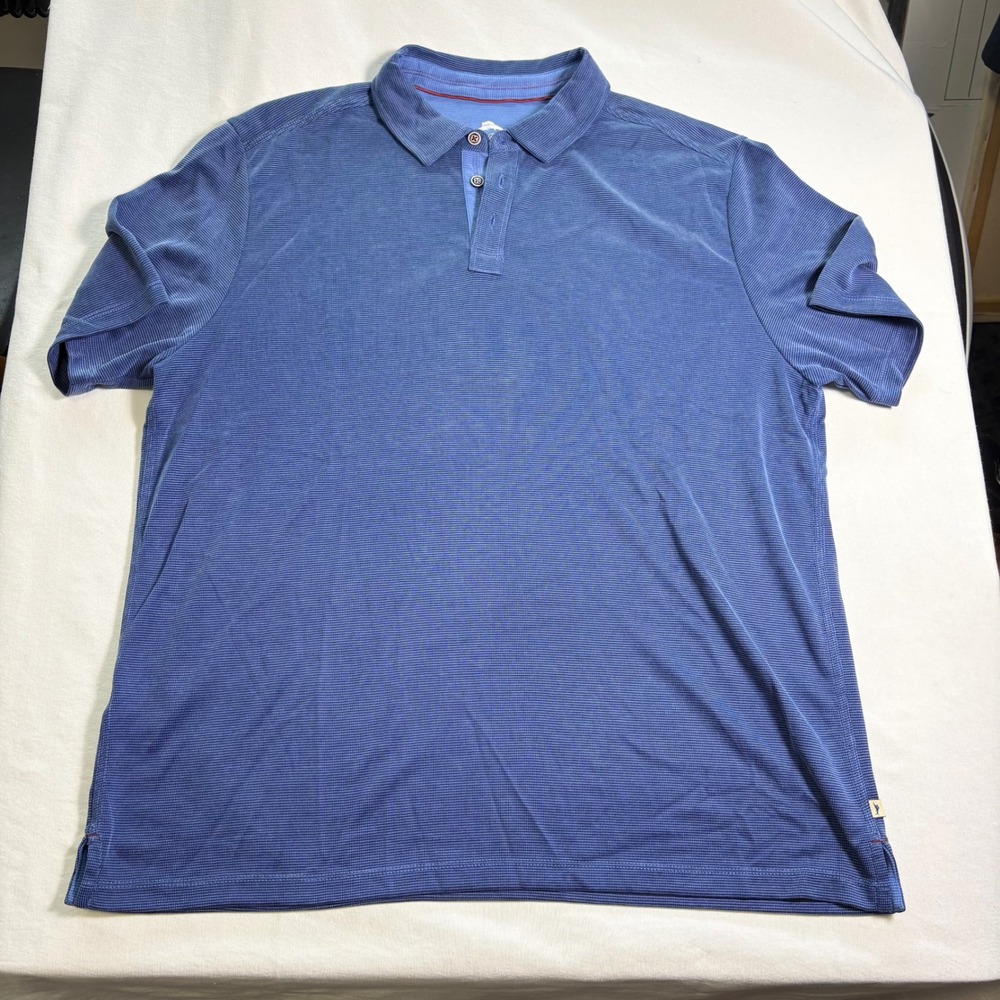 Tommy Bahama, Polo Shirt, Blue, XL, MSRP $98